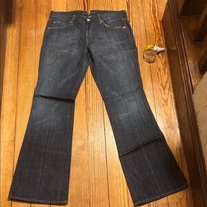 7 For all Mankind Blue A pocket jeans Y2K vintage size 31